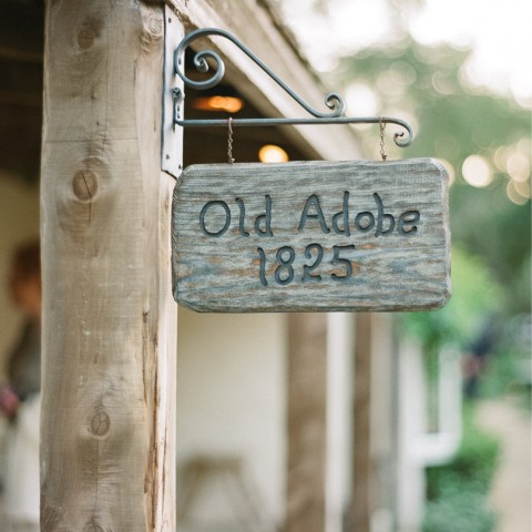 old adobe signage