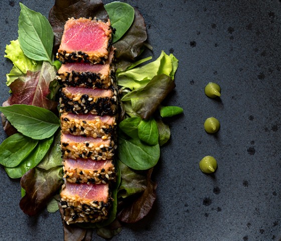 ahi tuna sashimi