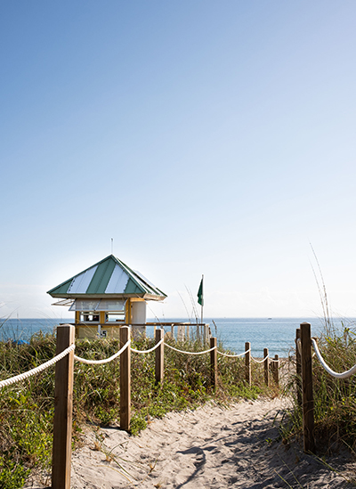 sandy path to the beach
