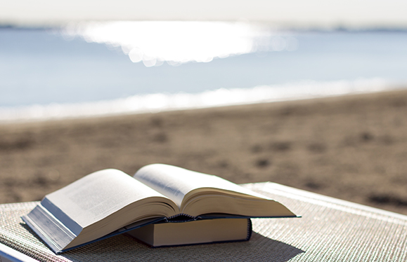 book by the beach