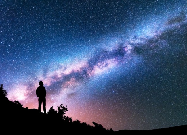 starry night sky