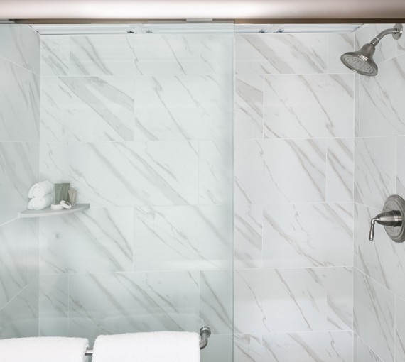 walk-in shower