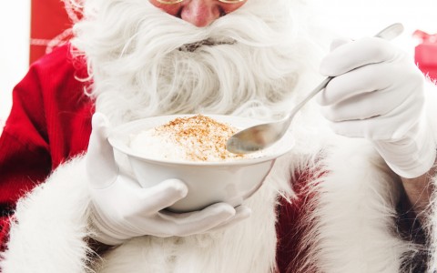 santa eating 