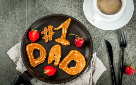 number 1 dad written by pancakes