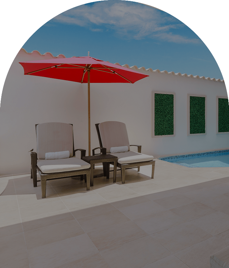 Luxury Almond Pool Suites