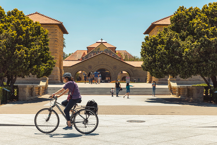 Touring the Campus of Stanford University