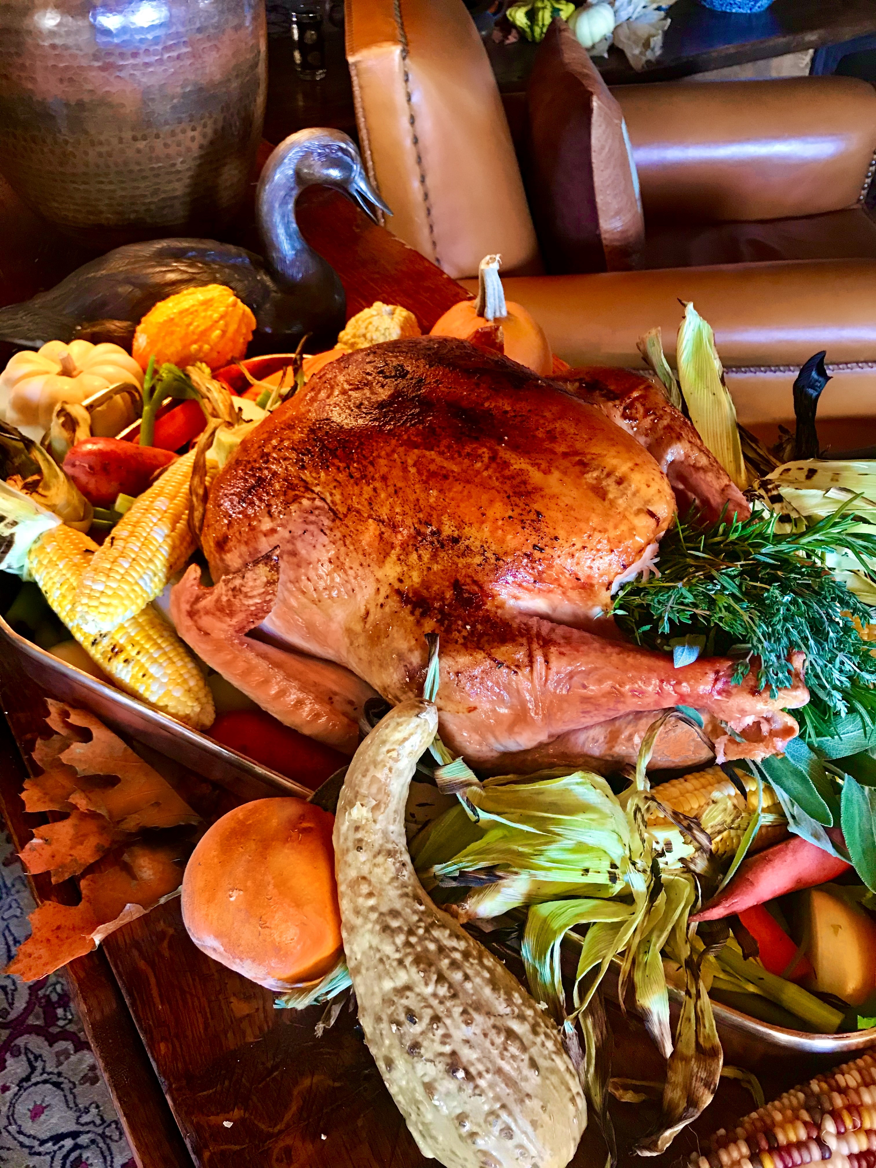 thanksgiving turkey with sides