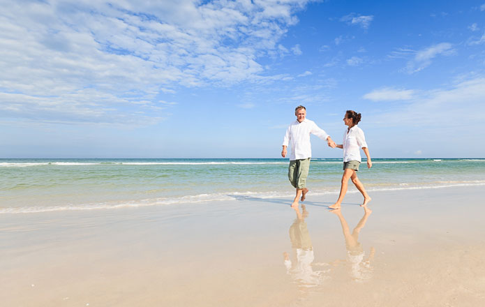 couple on beach