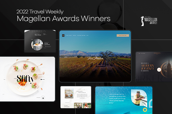 Tambourine Website Designs Win Nine Travel Weekly Magellan Awards