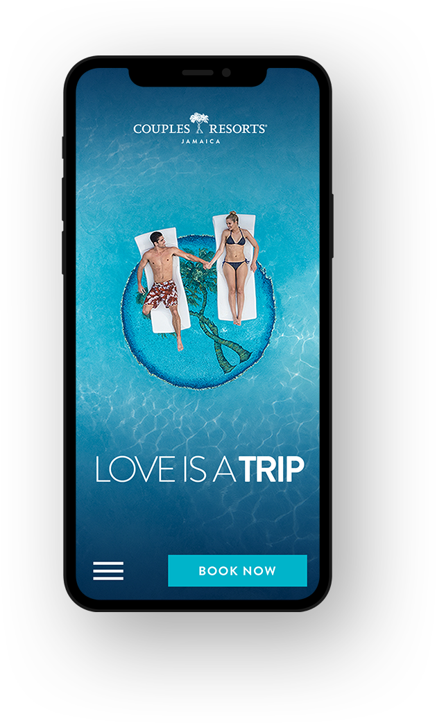 Couples<br/> Resorts Phone view