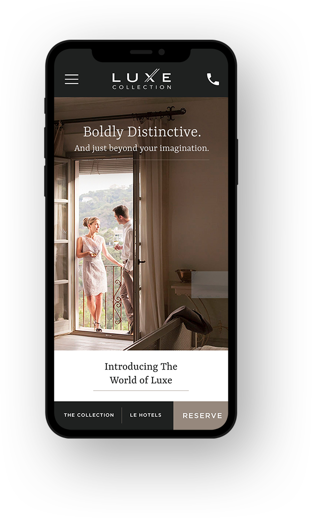 Luxe<br/>Collection Phone view