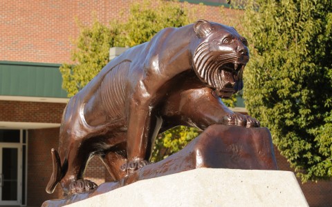 Clemson tiger statue