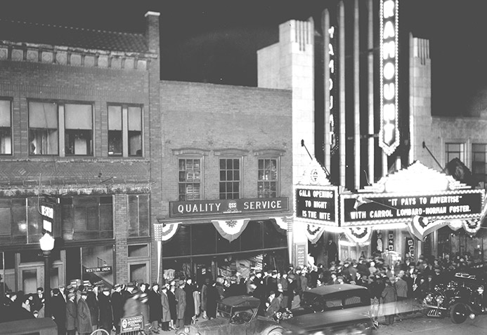 old town photo black and white