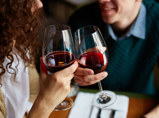 Couple With Wine