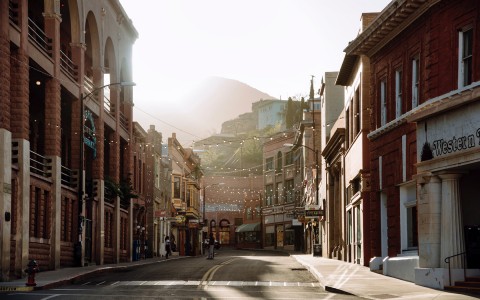 outside street view of bisbee during the daytime 