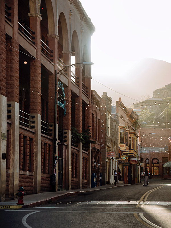 Outside view of Bisbee