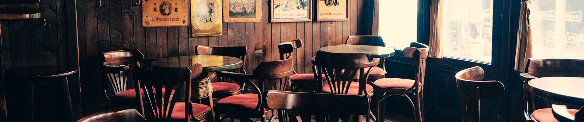 dining at the copper queen with brown and red chairs