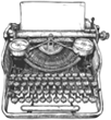 typewriter icon