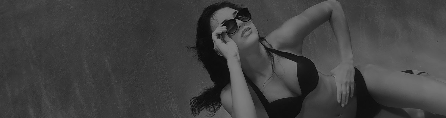 young woman in a pool