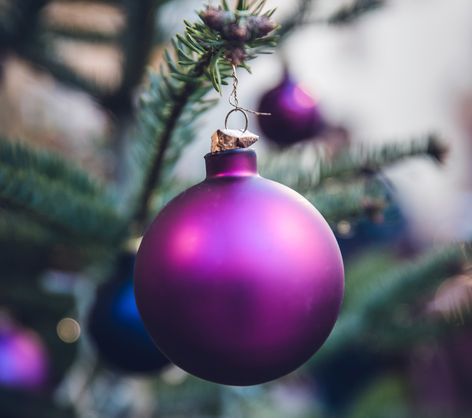 ornament on christmas tree