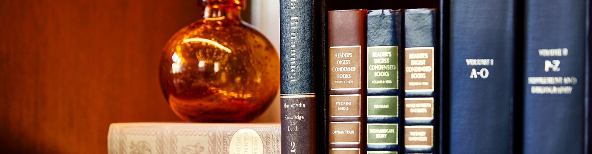 bookshelf detail closeup