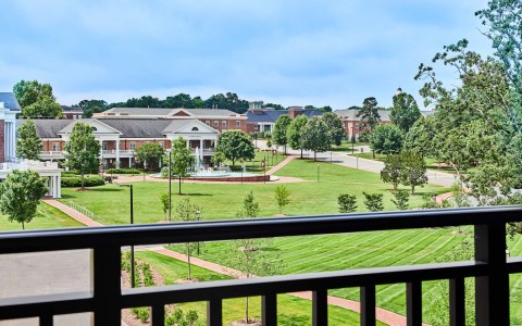 Balcony view of property 