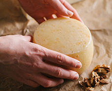 small round of cheese