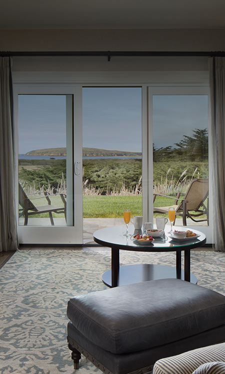 breakfast served in room with a view