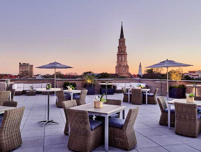 rooftop banquet