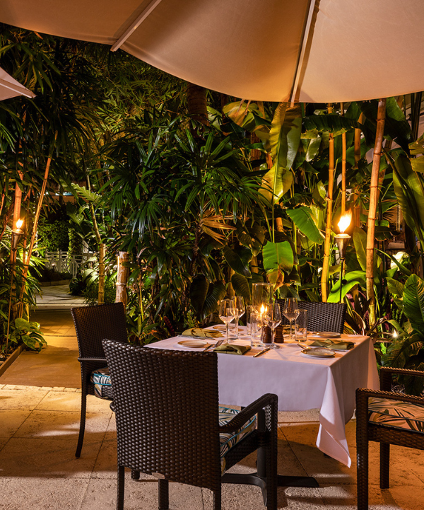 miami spice month event inset outdoor dining terrace