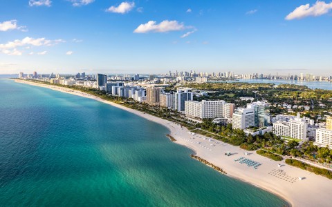 Aerial View of The Palms Hotel & Spa Miami Beach Location