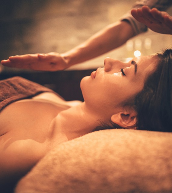 Woman getting a massage