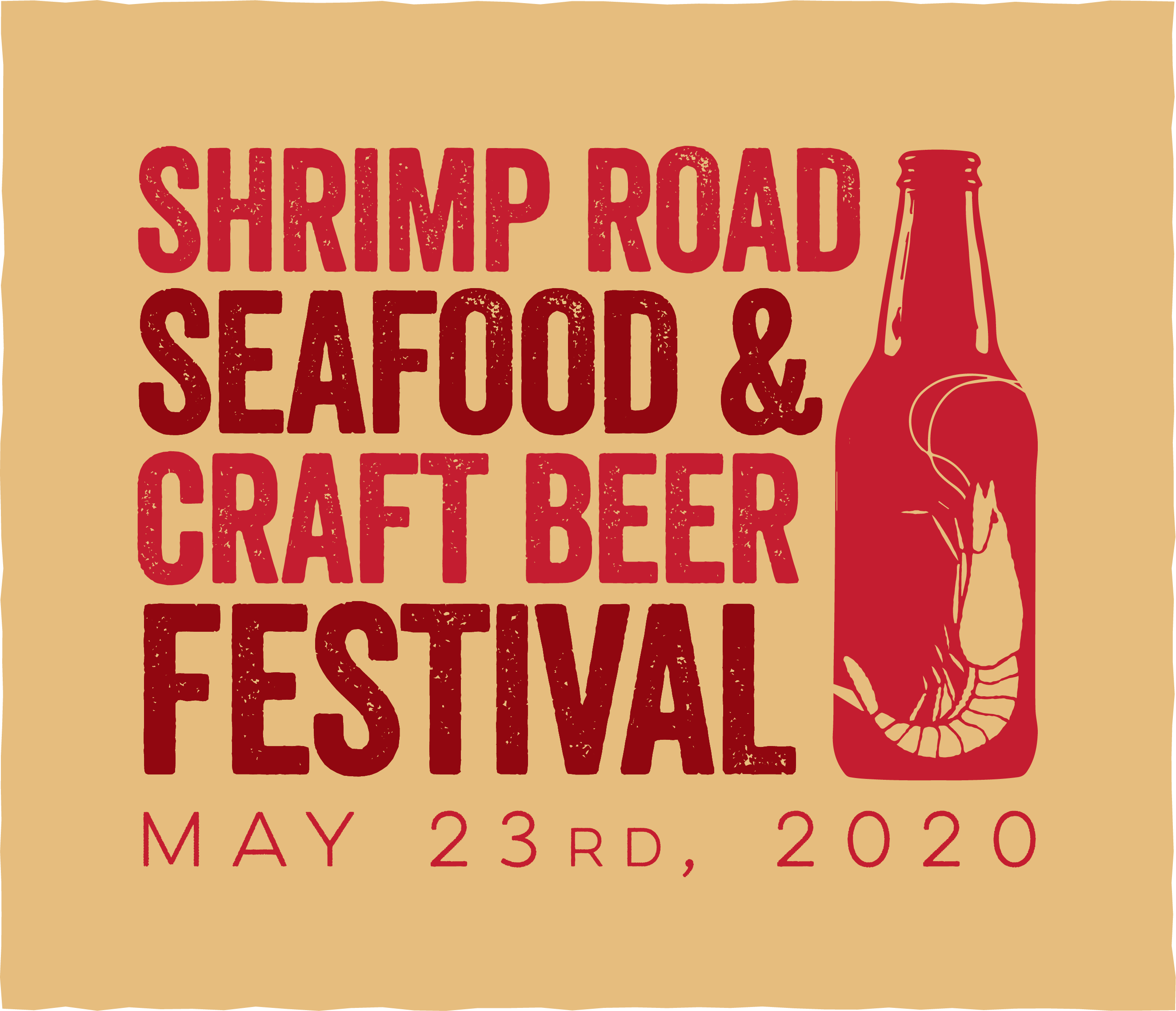 shrimp road seafood festival flyer