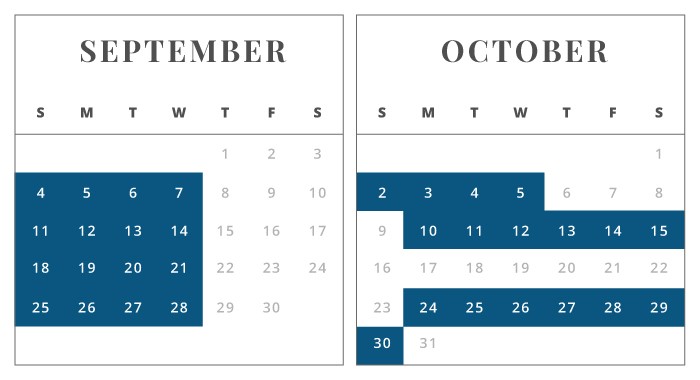 fall calendar