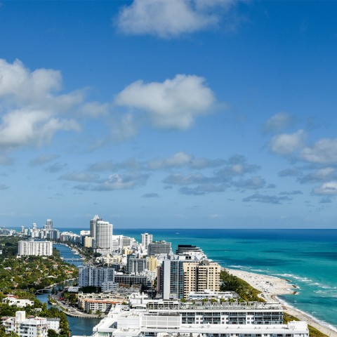 Stunning views of the Miami skyline 