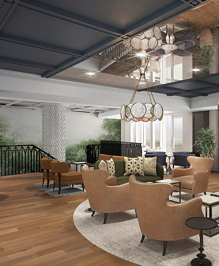 thomas bar lobby rendering