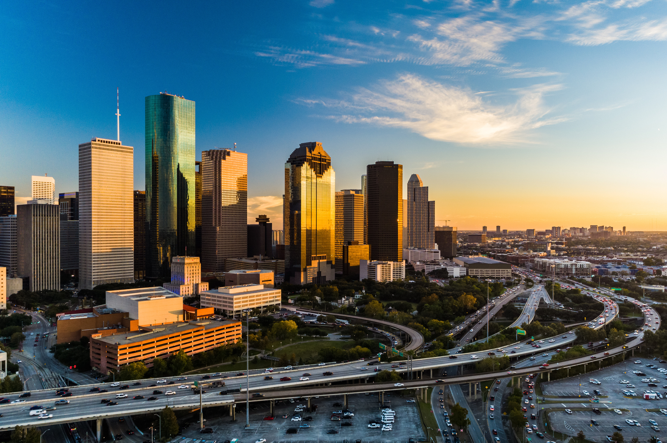 tour of downtown houston