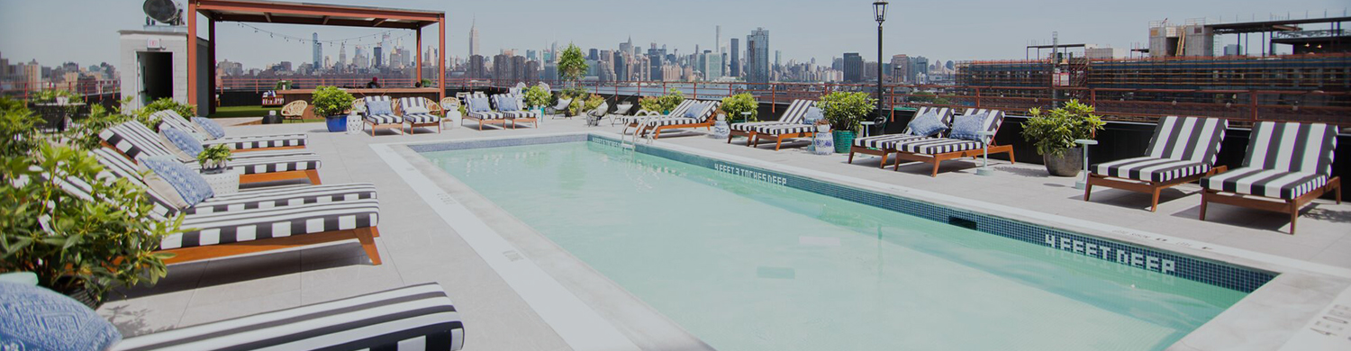 Brooklyn Hotels with Pools | The Rooftop | The Williamsburg Hotel