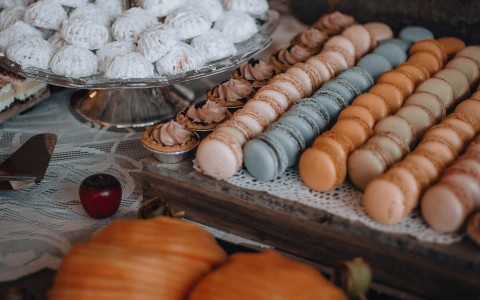 macarons and other pastries