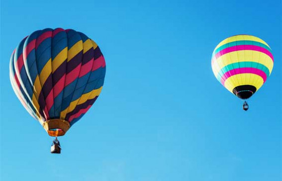 Hot air balloons
