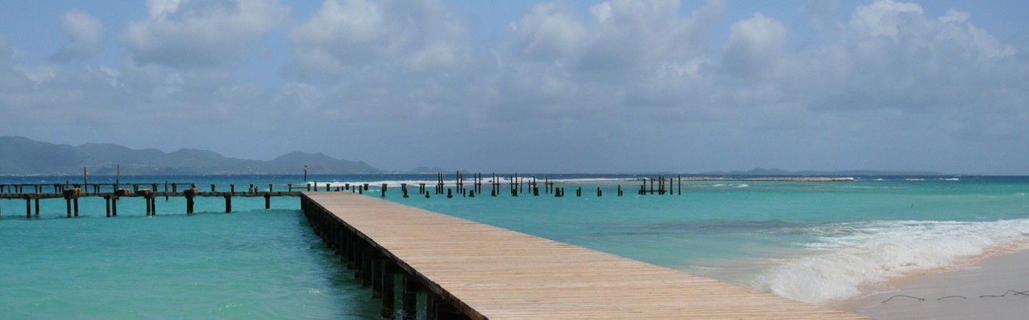 board walk into the water
