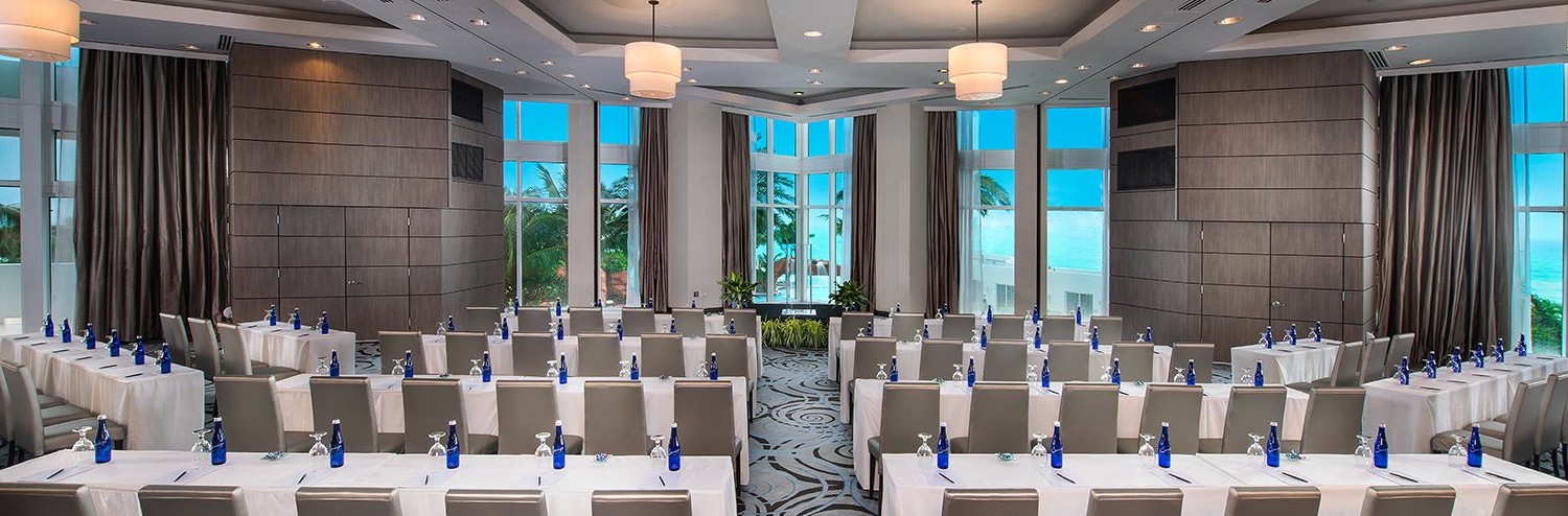 trump international ocean view ballroom set up classroom style