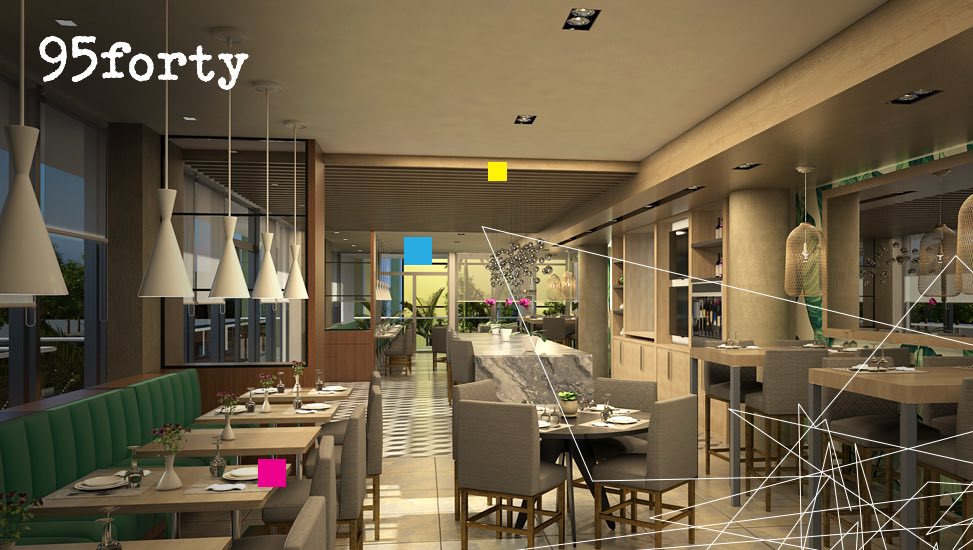 95forty Restaurant Rendering