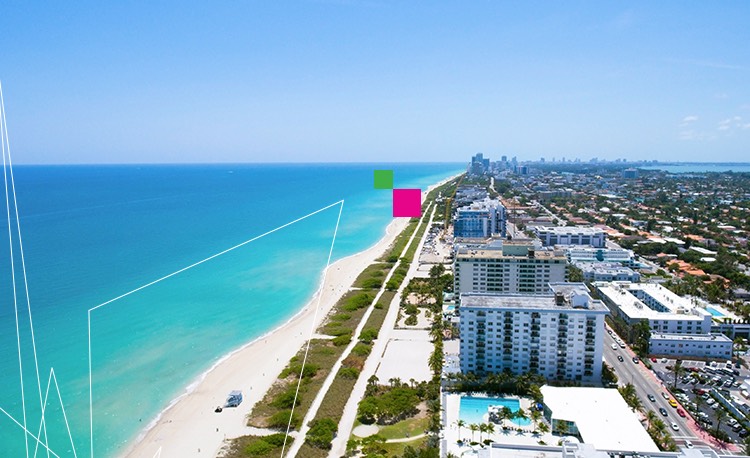 Aerial Miami Beach