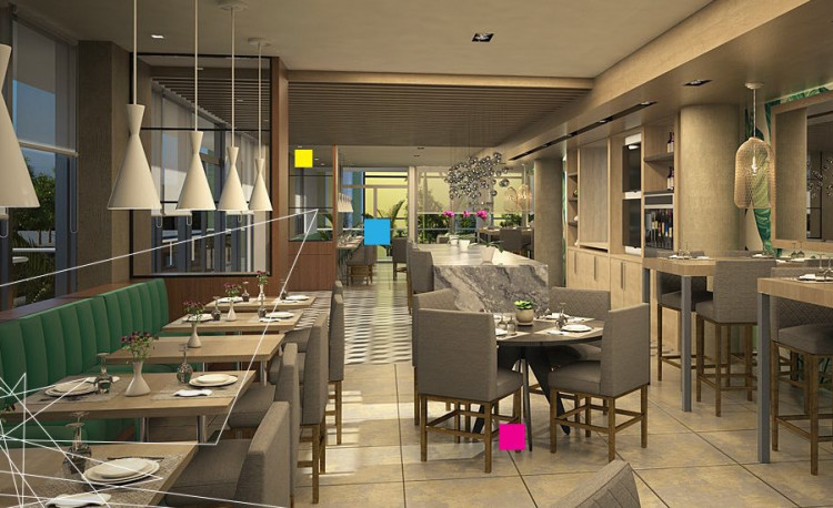 Gastro pub rendering at TRYP by Wyndham Miami Bay Harbor