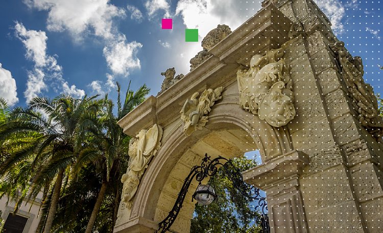 archway at vizcaya
