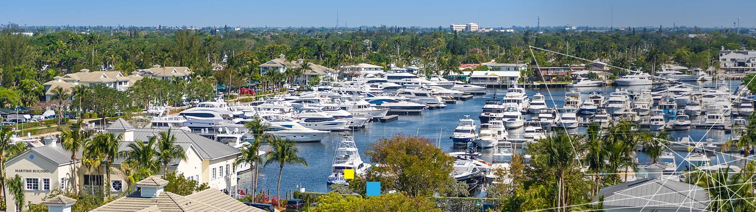 marina with yachts