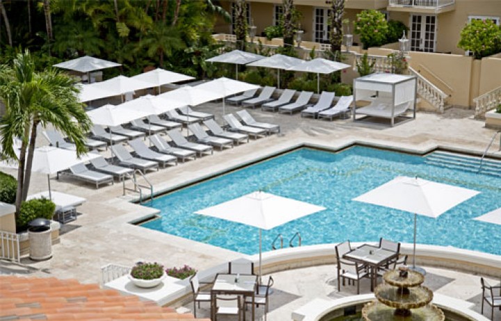 Cast pool at Turnberry