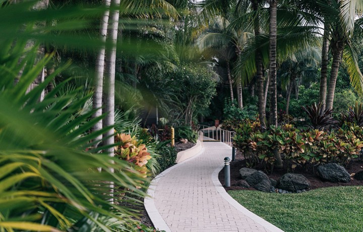 Outside pathway through Turnberry Isle