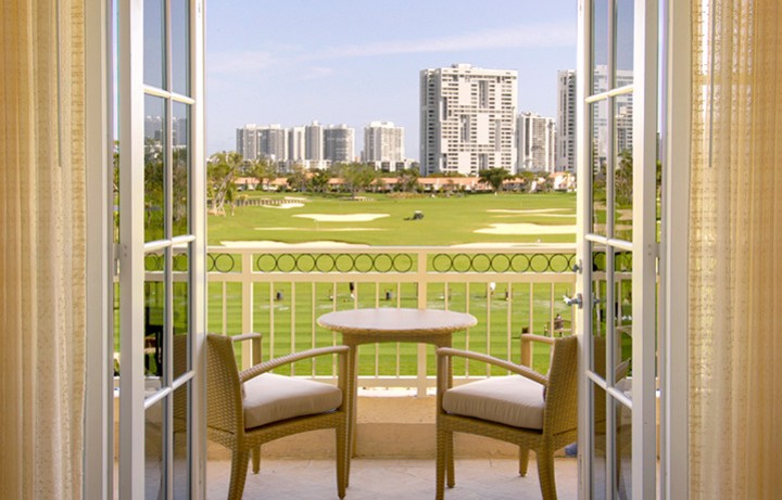 View from balcony suite at Turnberry Isle